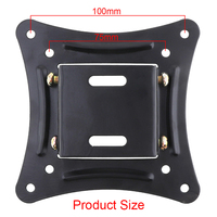 15KG 14 ~ 26 cali LCD LED TV uchwyt ścienny obrotowy uchwyt na telewizor uchwyt ścienny LCD telewizor z płaskim ekranem rama 10 MAX VESA 75x75mm 100x100mm 3